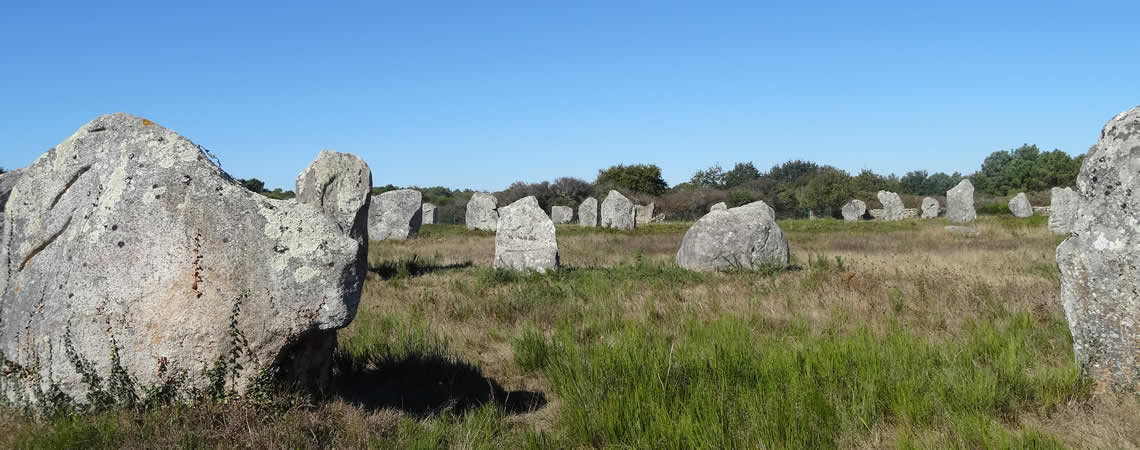 Visite des alignements de Carnac