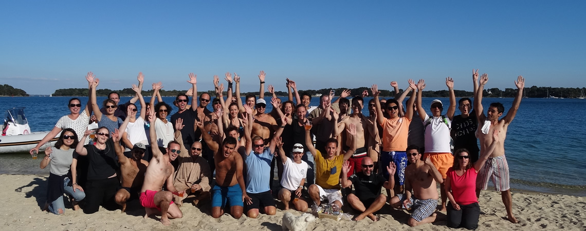 Apéritif sur une île du Golfe